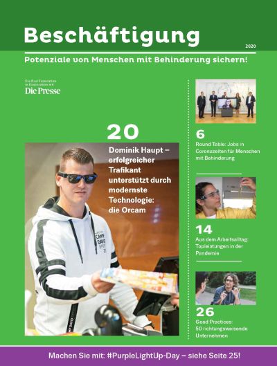 Cover des Magazin Beschäftigung 2020