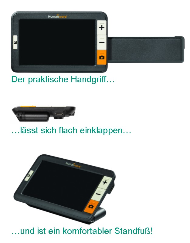 Klappfunktion des Explore 5