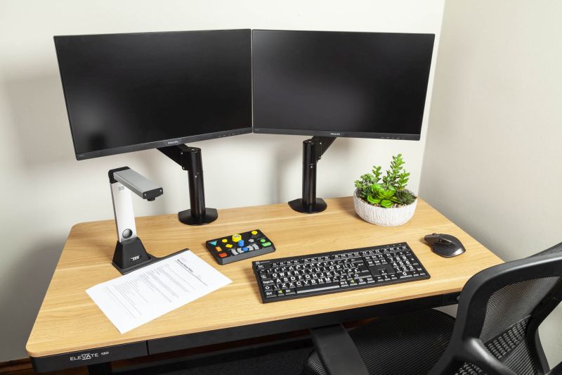 Elevate with ZEN set up with dual monitors_web