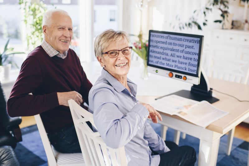 MagniLink One beim Text vergrößern