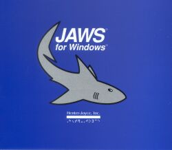Produktfoto JAWS Logo mit Hai